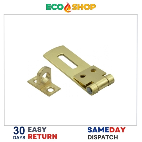 Securit Brass Hasp And Staple 50mm - Image 2