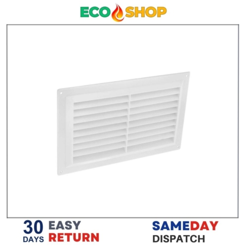 Securit Plastic Louvre Vent White (9in x 6in) - Image 2