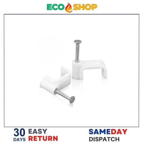 Starpack Cable Clip Flat White 2.5Mm For Twin & Earth - Image 2