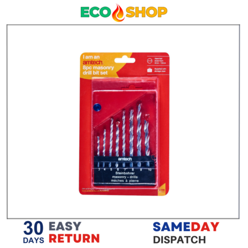 8Pc Masonry Drill Bit