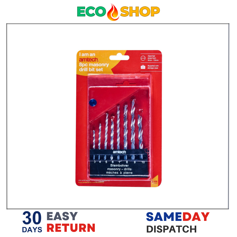 474 8pc masonry drill bit