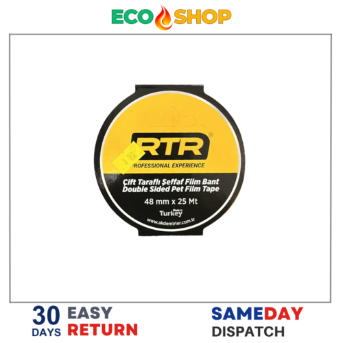 Double Sided Pet Film Tape 48Mm X 25Mt