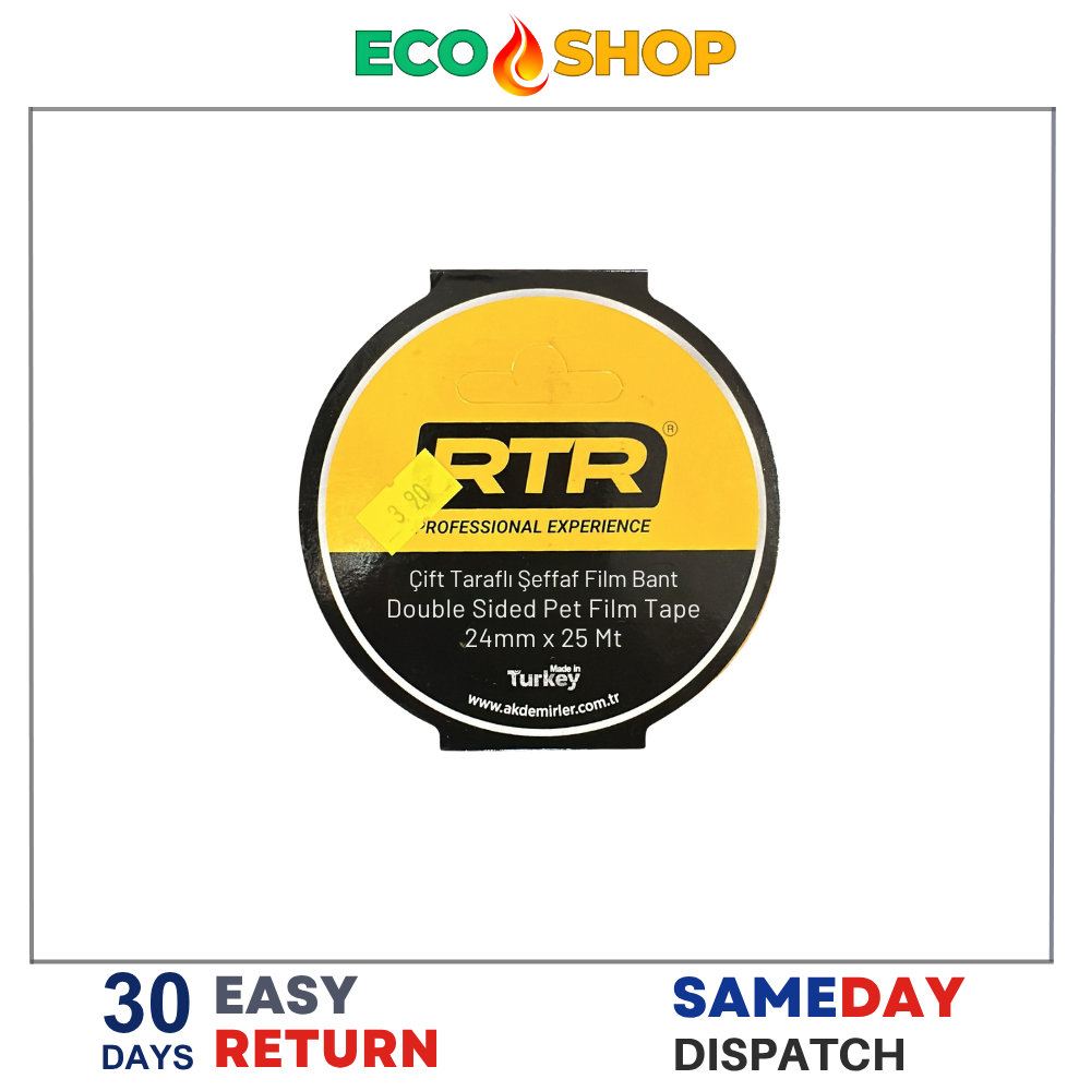 500 double sided pet film tape 24mm x 25mt