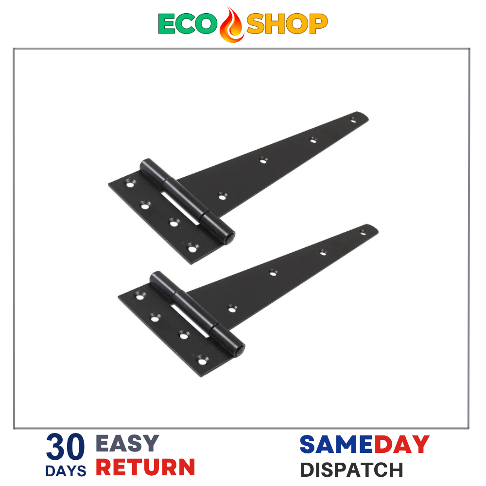 522 tee hinges 150mm black