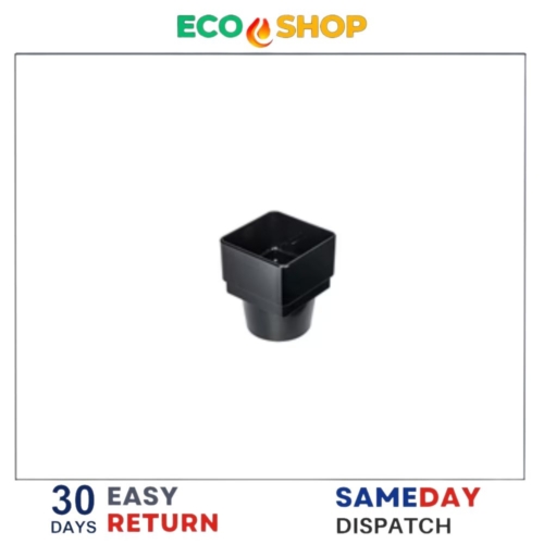 Square To Round Down-Pipe Adaptor