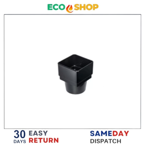 Square To Round Down-Pipe Adaptor - Image 1