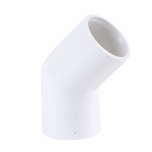 21.5mm White Solvent Weld 135° (45°) Overflow Waste Pipe Offset Elbow Fitting - Image 4