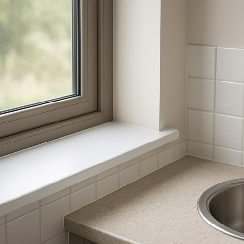 uPVC Window Cill Capping Board Cover 1m 1.5m White Over Cladding Trim - Image 6